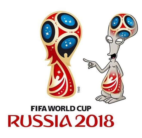 ЧМ-2018 по футболу: официальная эмблема  и фотожабы на нее (11 картинок)