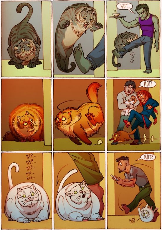 Смешные комиксы 11.11.2014 (20 картинок)