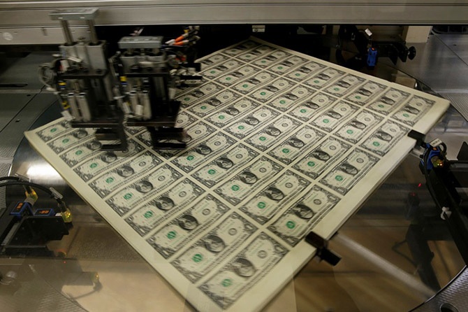 Как печатают доллары (16 фото)