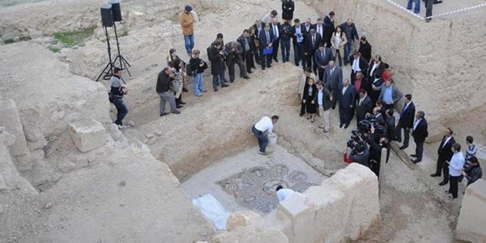 Турция: 2000-летняя мозаика обнаружена в городе Зевгмы (14 фото)