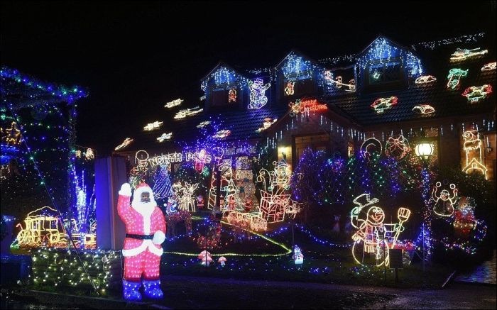 Великобритания: рождественская сказка на одной из улиц графства Хэмпшир(16 фото)