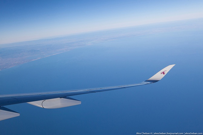 Полет на самом новом самолете в мире (38 фото)