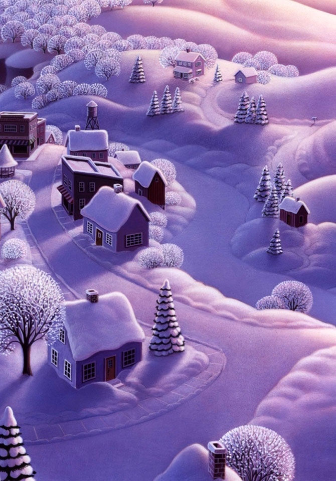 Зимняя сказка от Робин Молине (16 картинок)