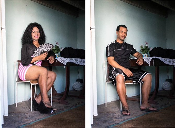 Кубинские транссексуалы — до и после смены пола (13 фото)