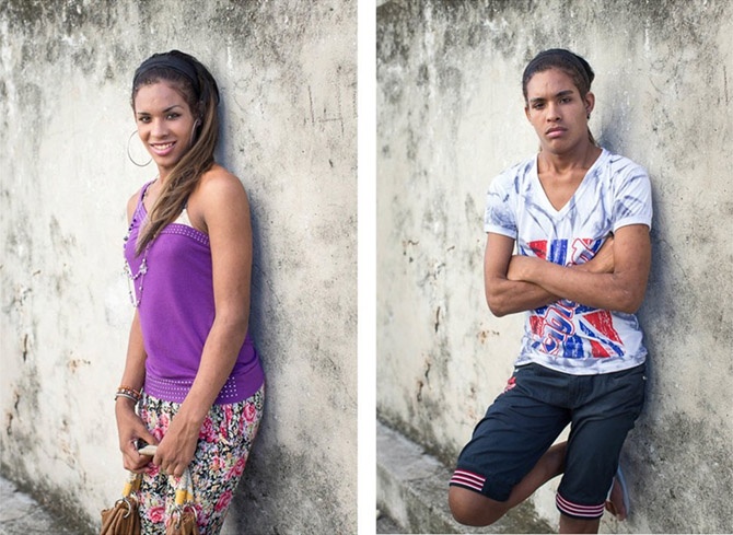 Кубинские транссексуалы — до и после смены пола (13 фото)