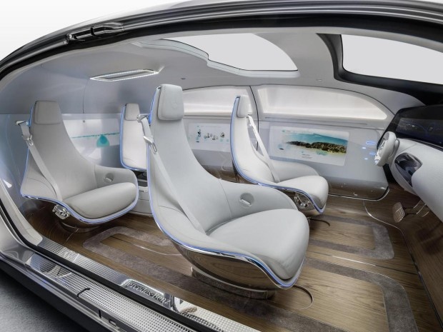Mercedes-Benz представил концепт беспилотного автомобиля будущего (18 фото)