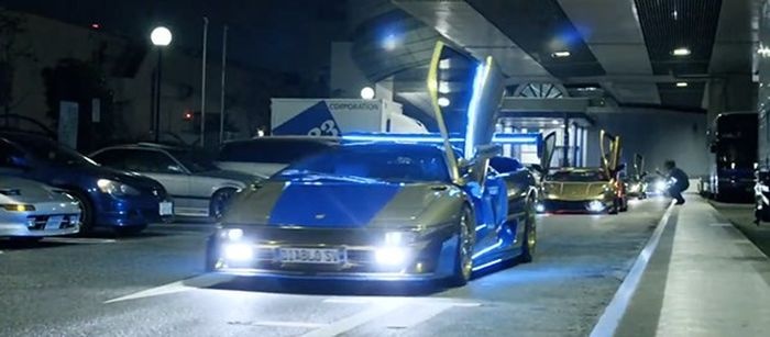 Фото и видео со съезда японских любителей эксклюзивных суперкаров Lamborghini (видео и 23 фото)