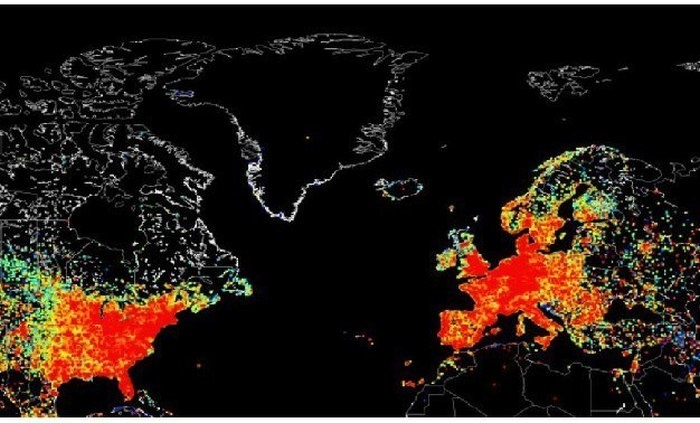 Распределение пользователей интернета в мире (5 фото)