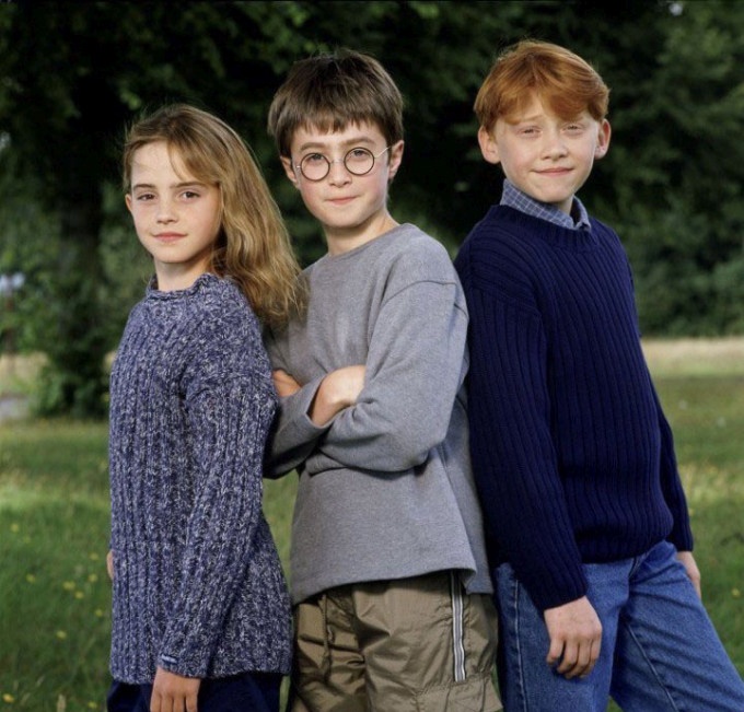 Редкие фото героев "Гарри Поттера" (7 фото)