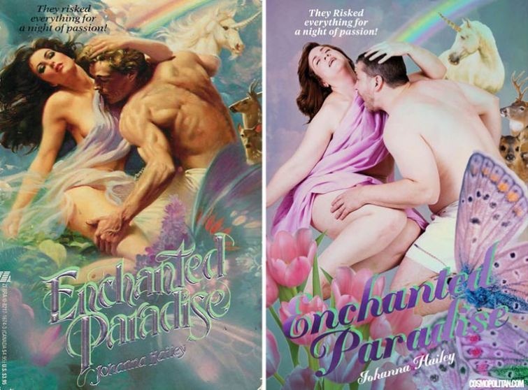 Обычные люди на обложках любовных романов (11 фото)