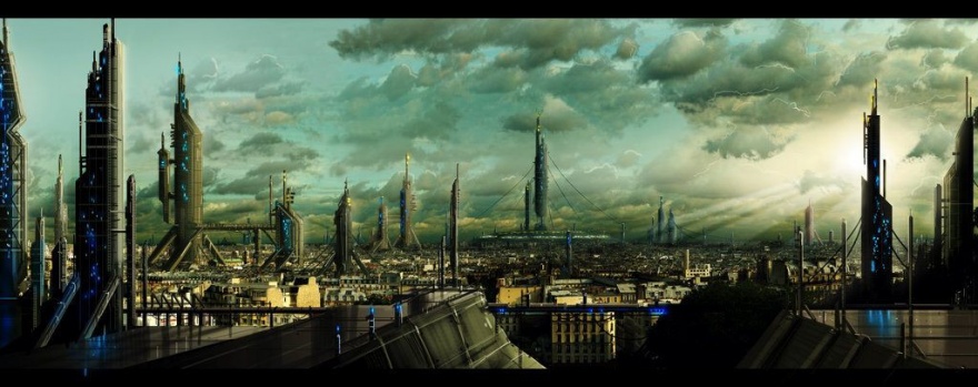 Города будущего глазами различных художников (20 фото)