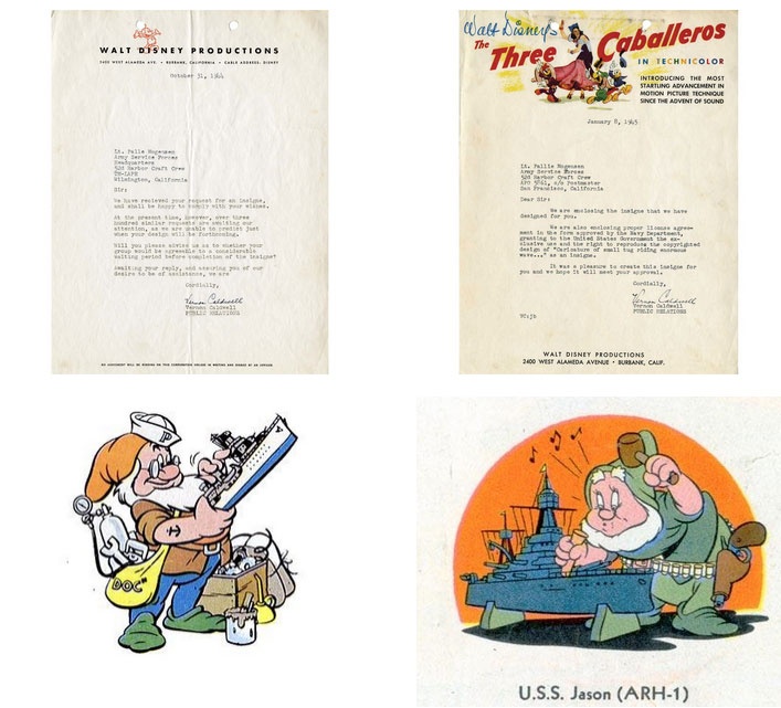 Герои диснеевских мультиков во Второй Мировой войне