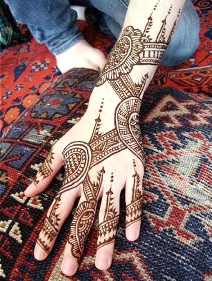 Мехенди - искусство росписи по телу (45 фото)
