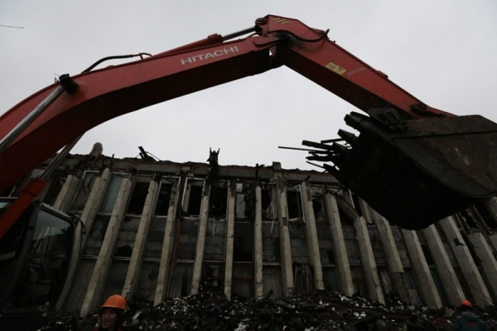 Что происходит сейчас в сгоревшей библиотеке ИНИОН РАН (23 фото)