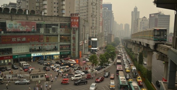Как выглядит китайский мегаполис (37 фото)