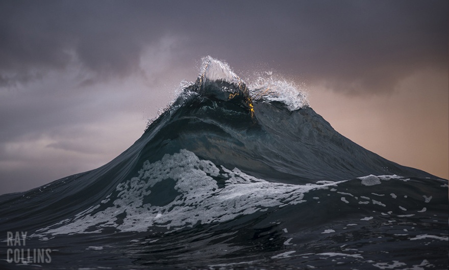 Завораживающие фотографии океана Рэя Коллинза (13 фото)