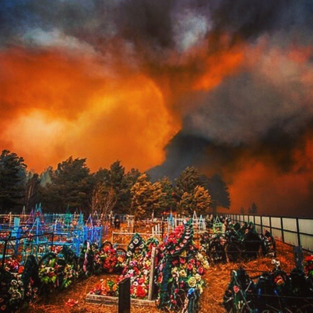 Фотографии пожаров в Забайкалье, размещенные в Instagram (20 фото)