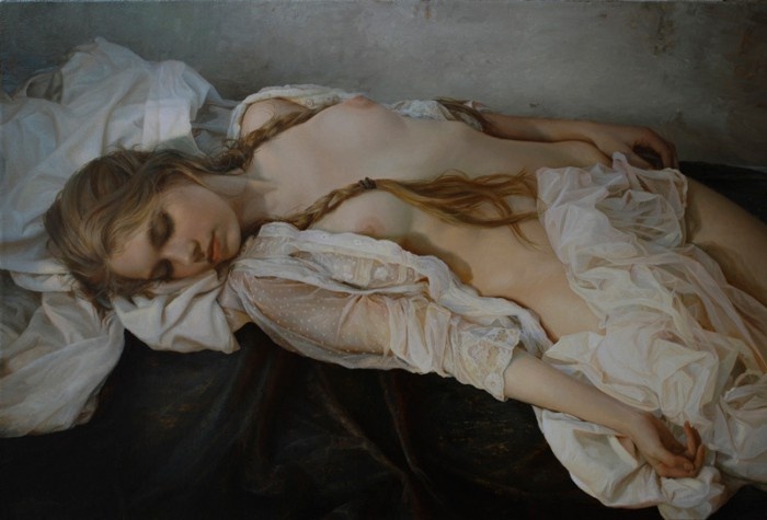 Чувственность женского тела в работах русского художника Сергея Маршенникова (25 фото)