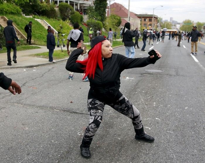 Беспорядки в Балтиморе (30 фото)