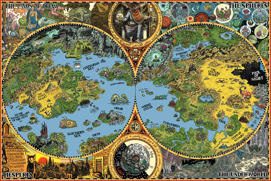 Карты виртуальных миров (16 картинок)