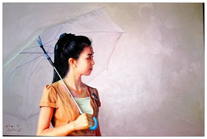 Работы художников-портретистов из Северной Кореи (36 картин)
