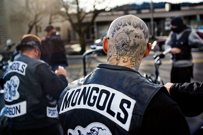 Банды байкеров в США (4 фото)