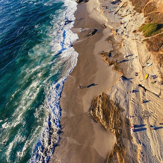 Классные фотографии пляжей, сделанные беспилотниками (21 фото)
