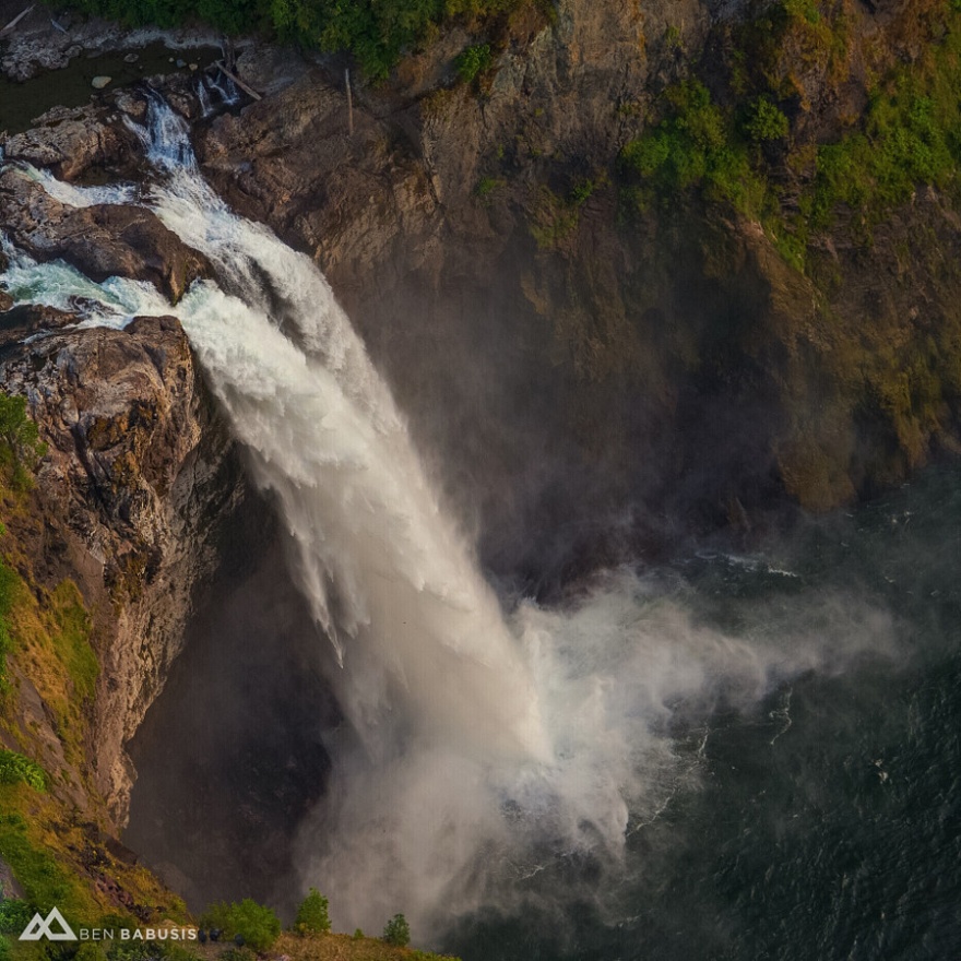 Красивые фотографии водопадов, сделанные с высоты птичьего полета (21 фото)