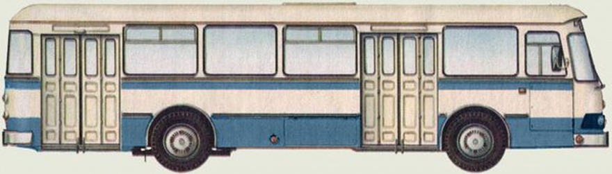 ЛиАЗ-677 - пассажирский автобус советской эпохи (11 фото)