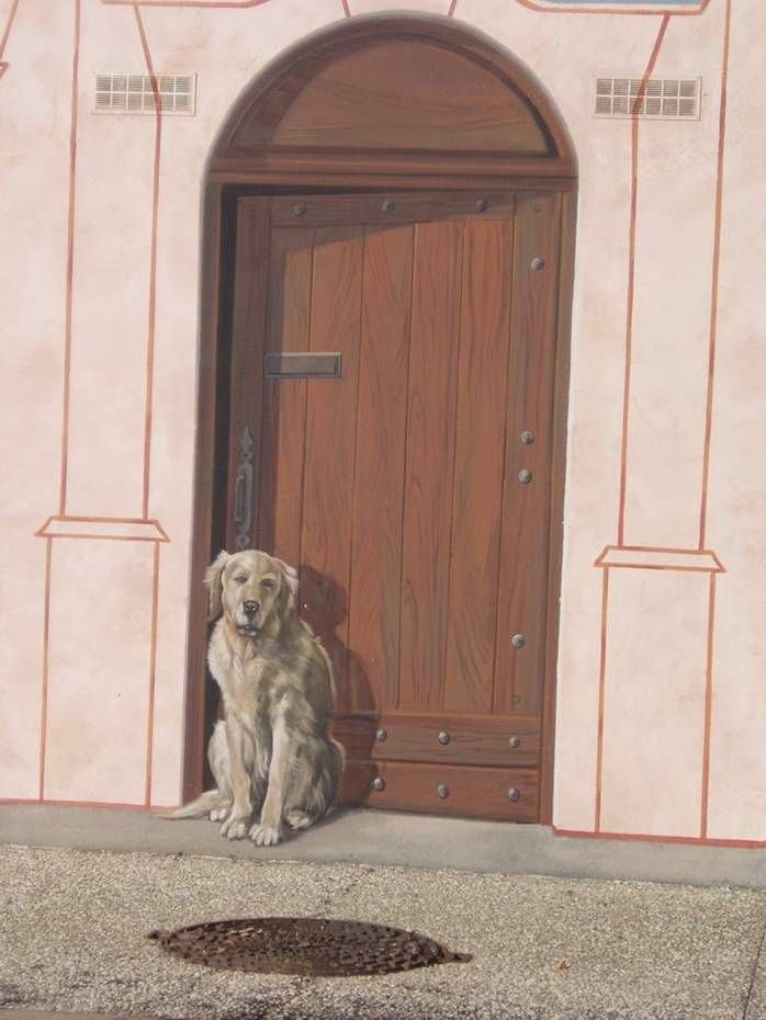 Рисунки на жилых домах