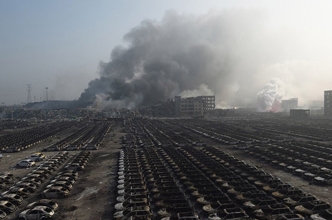 Последствия техногенной катастрофы в Китае (21 фото)