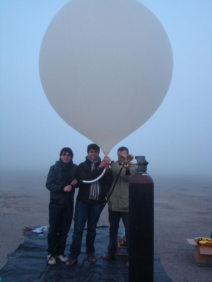 Запуск шара в космос (28 фото)