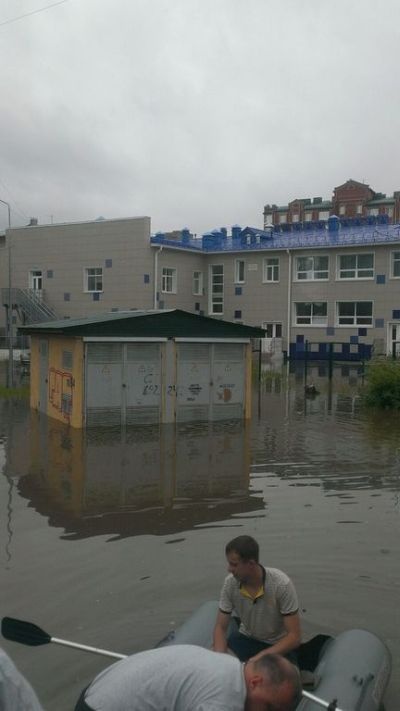 Затопленные дома и улицы Уссурийска (19 фото)