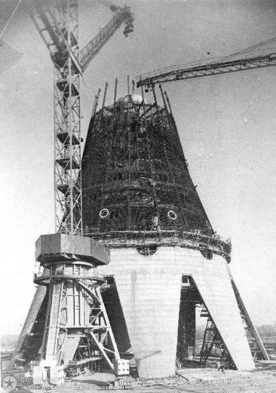 Как строилась Останкинская башня (11 фото)