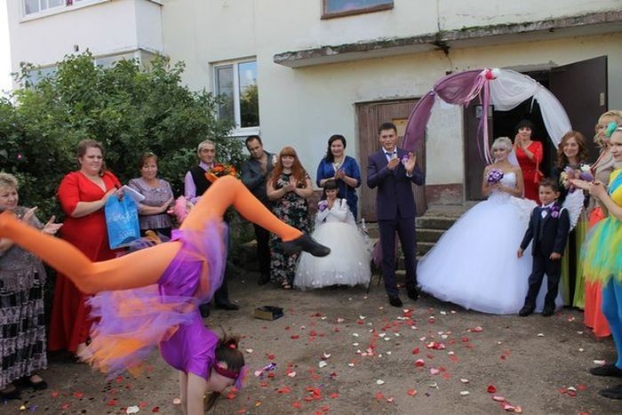 Веселые фото русских свадеб (58 фото)