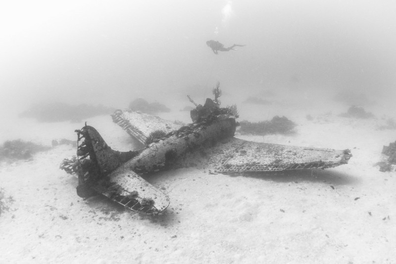 Фотографии затонувших самолетов (33 фото)