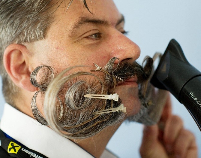 Мода на бороды: чемпионат по бородам и усам