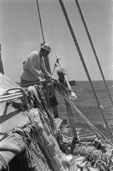 Путешествие на папирусной лодке «Ра» Юрия Сенкевича и Тура Хейердална (11 фото)