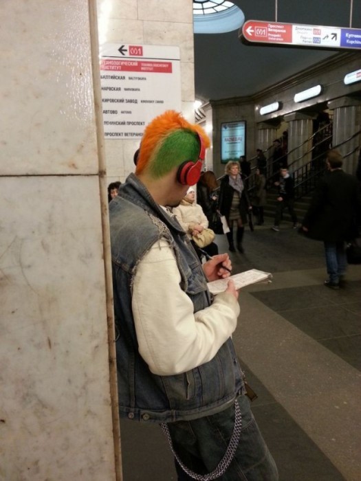 Пассажиры московского метро (41 фото)