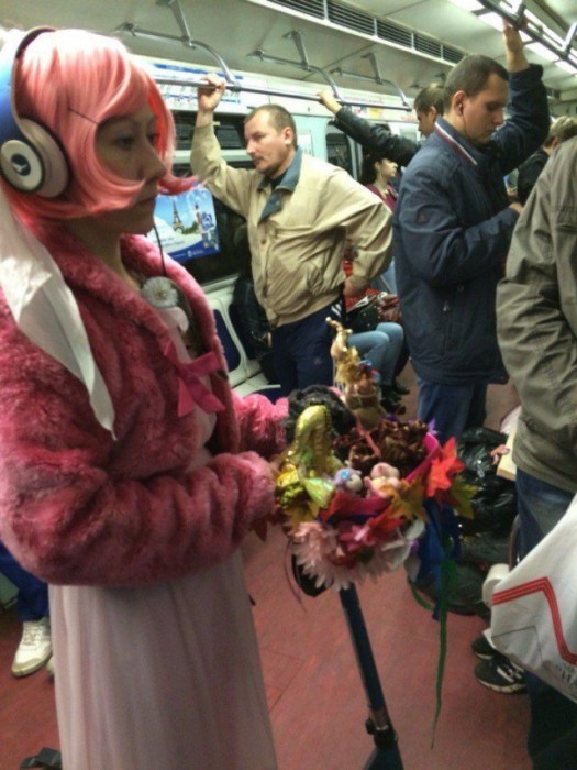 Пассажиры московского метро (41 фото)