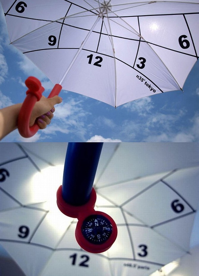 Многообразие оригинальных зонтов, для защиты от дождя (18 фото)