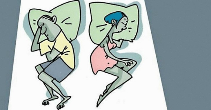 Позы для сна, характеризующие отношения внутри пары (10 фото)