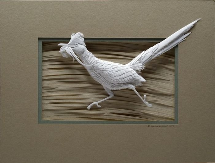 Необыкновенные бумажные животные Кэлвина Николлса (34 фото)