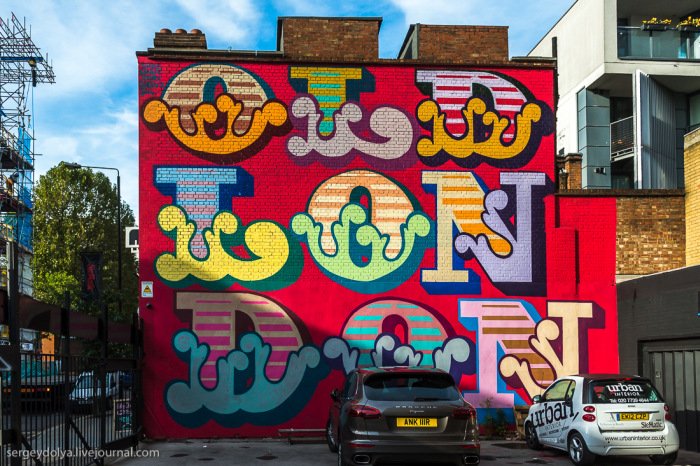 Уличное лондонское искусство (42 фото)