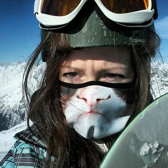Забавные лыжные маски (8 фото)