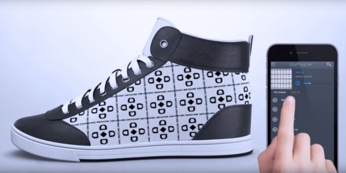 Меняющийся дизайн на кросовках (6 фото + видео)