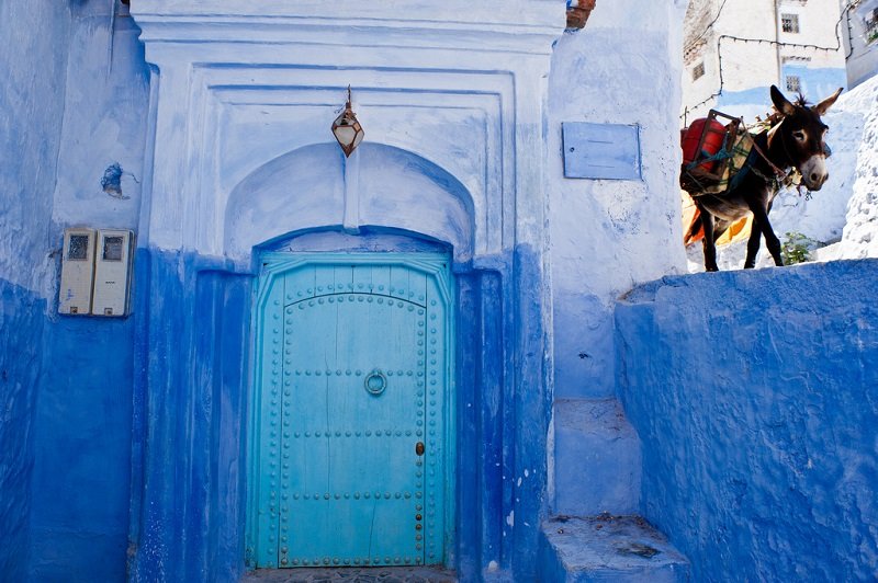 Cиний город в Марокко