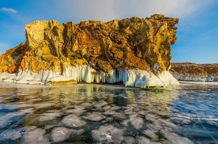 Пейзажи зимнего Байкала (35 фото)