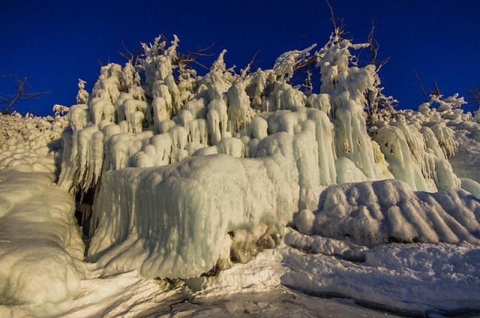 Пейзажи зимнего Байкала (35 фото)