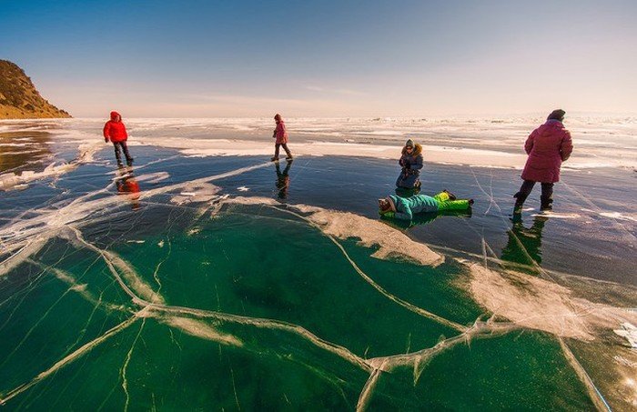 Пейзажи зимнего Байкала (35 фото)